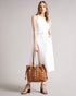 <P>Button Through Racer Back Midi Dress</P>
